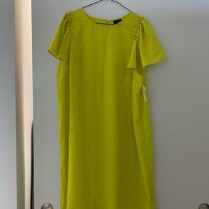 Who What Wear Neon Dress